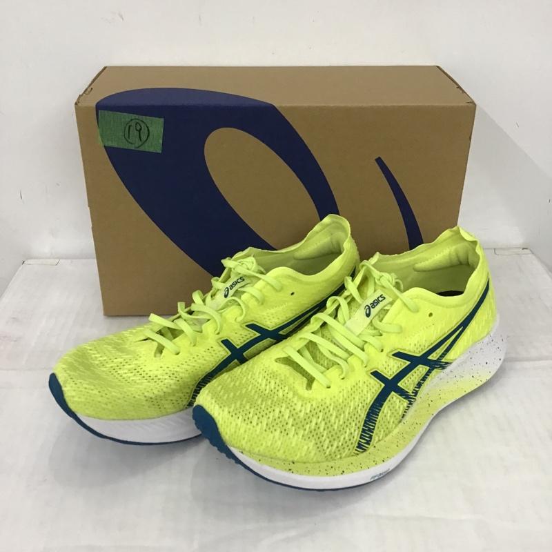 アシックス ASICS シューズ シューズ 1011B026-750 ランニングシューズ MAGIC SPEED 25.5cm 箱有 25.5cm ロゴ、文字 黄 / イエロー / X 青 / ブルー / X 白 / ホワイト / メンズ USED 古着 中古 10089779