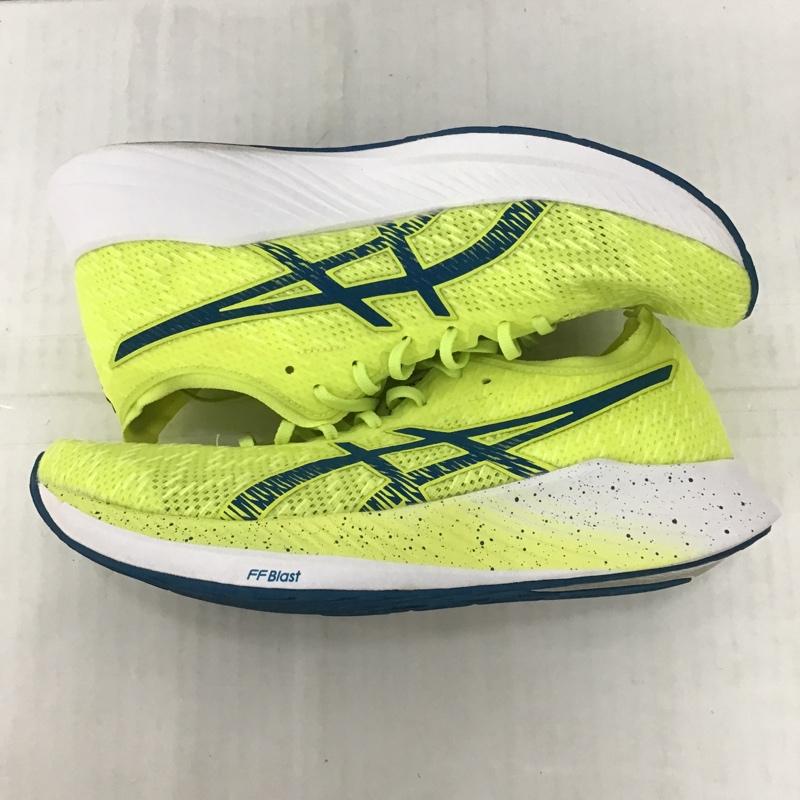 アシックス ASICS シューズ シューズ 1011B026-750 ランニングシューズ MAGIC SPEED 25.5cm 箱有 25.5cm ロゴ、文字 黄 / イエロー / X 青 / ブルー / X 白 / ホワイト / メンズ USED 古着 中古 10089779