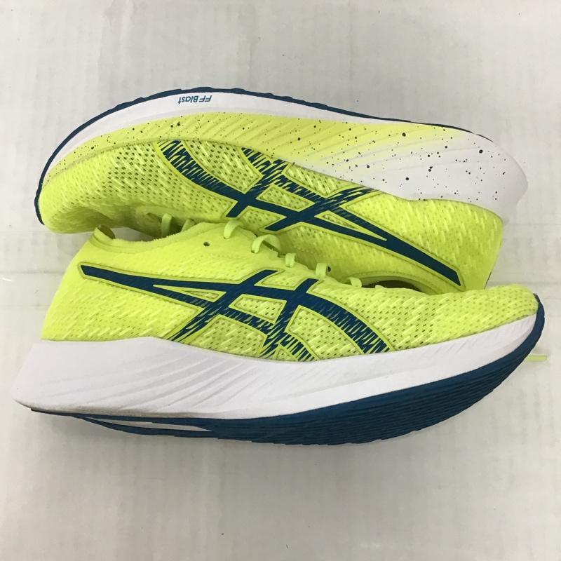 アシックス ASICS シューズ シューズ 1011B026-750 ランニングシューズ MAGIC SPEED 25.5cm 箱有 25.5cm ロゴ、文字 黄 / イエロー / X 青 / ブルー / X 白 / ホワイト / メンズ USED 古着 中古 10089779