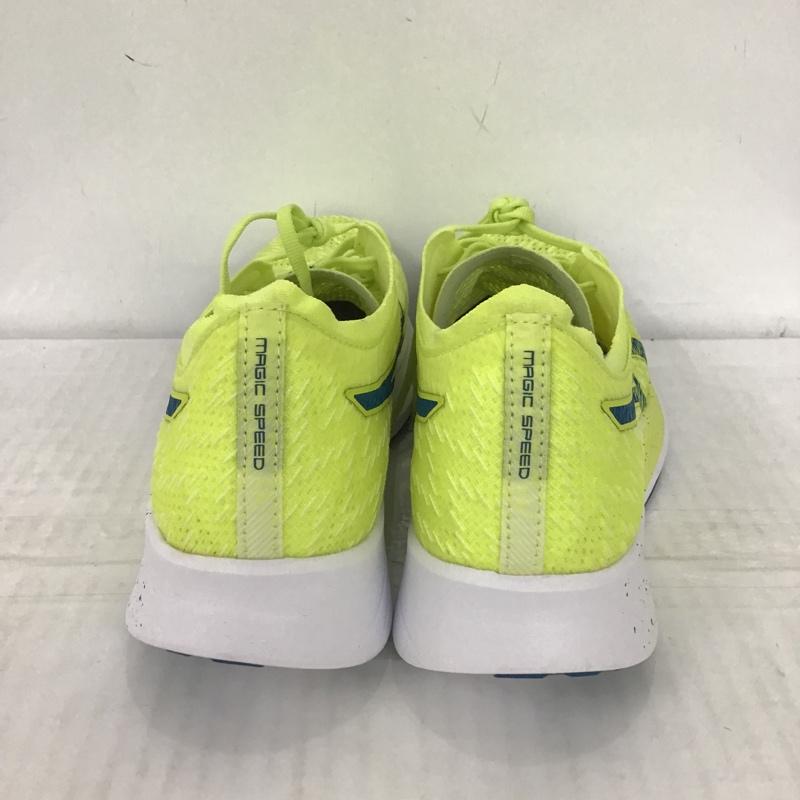 アシックス ASICS シューズ シューズ 1011B026-750 ランニングシューズ MAGIC SPEED 25.5cm 箱有 25.5cm ロゴ、文字 黄 / イエロー / X 青 / ブルー / X 白 / ホワイト / メンズ USED 古着 中古 10089779