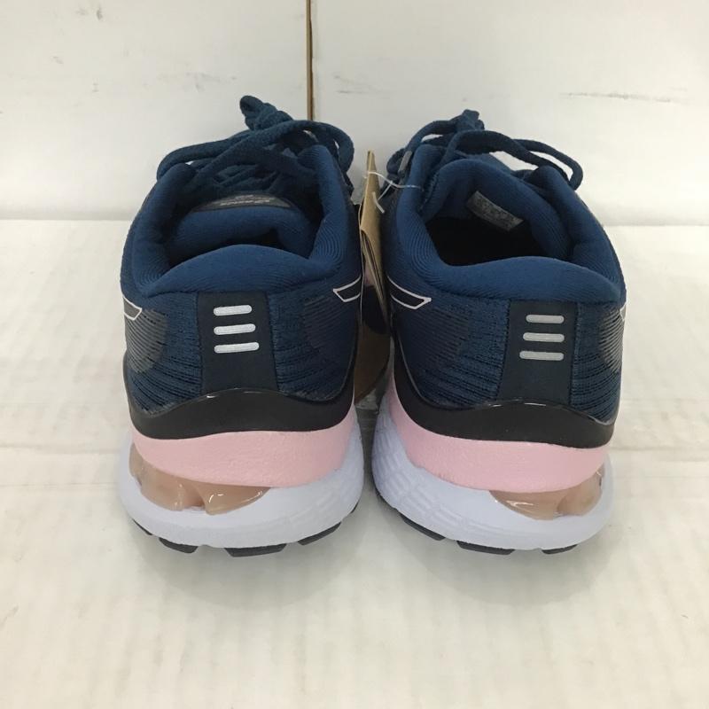 アシックス ASICS スニーカー スニーカー 1012B046 GEL KAYANO 28 23.5cm 箱有 ランニングシューズ 23.5cm ロゴ、文字 紺 / ネイビー / X 桃 / ピンク / レディース USED 古着 中古 10089804
