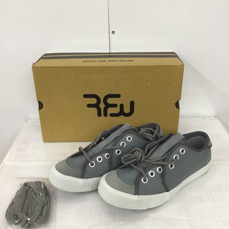 アールエフダブル RFW スニーカー スニーカー R2012012 SANDWICH-LO LEATHER 23cm 箱有 US:5 無地 灰 / グレー / レディース USED 古着 中古 10089805