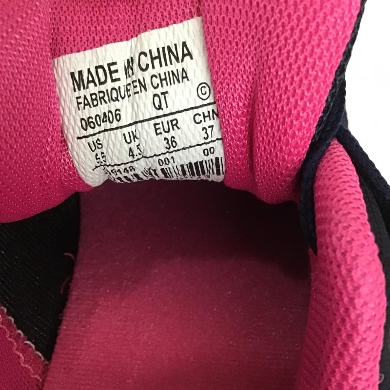 古着 USED スニーカー スニーカー 060406 US5.5 ランニングシューズ US:5.5 ロゴ、文字 紺 / ネイビー / X 桃 / ピンク / レディース USED 古着 中古 10089806