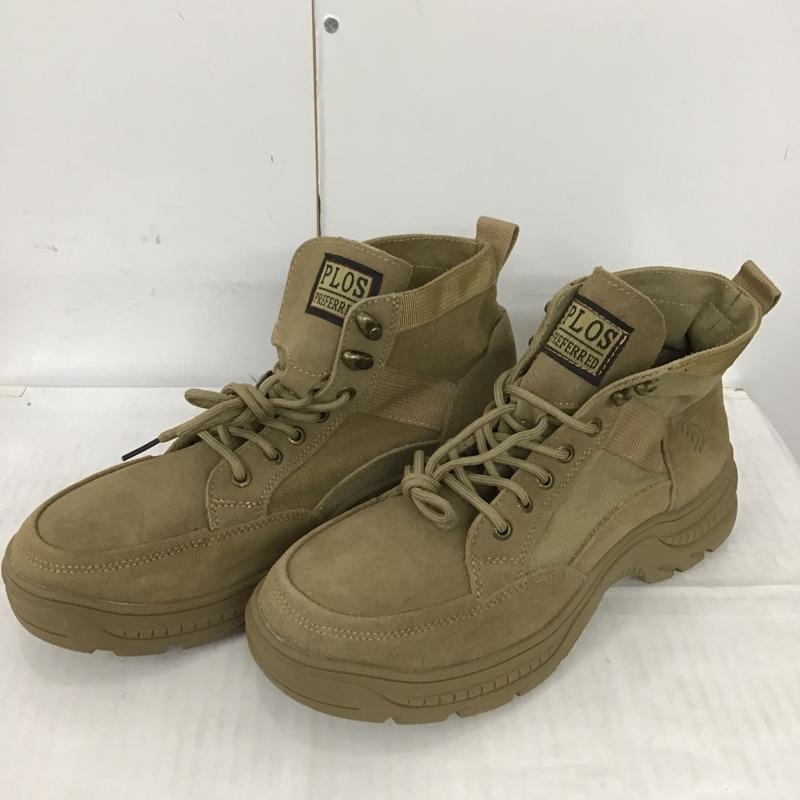 古着 USED ブーツ ショートブーツ ワークブーツ 安全靴 27.5cm 無地 ベージュ / ベージュ / メンズ USED 古着 中古 10089808