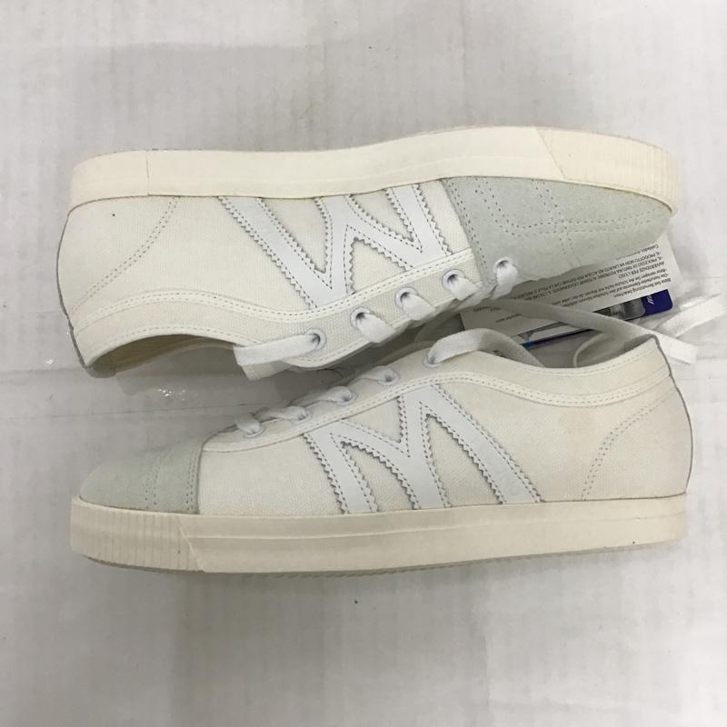 ミズノ MIZUNO スニーカー スニーカー D1GA196101 SCHOOL TRAINER 23.5cm 23.5cm ロゴ、文字 白 / ホワイト / レディース USED 古着 中古 10089819