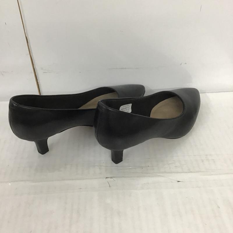 クラークス Clarks パンプス パンプス Shondrah Jade ポインテッドトゥパンプス ブラックレザー UK4D 箱有 US:6.5 無地 黒 / ブラック / レディース USED 古着 中古 10089820