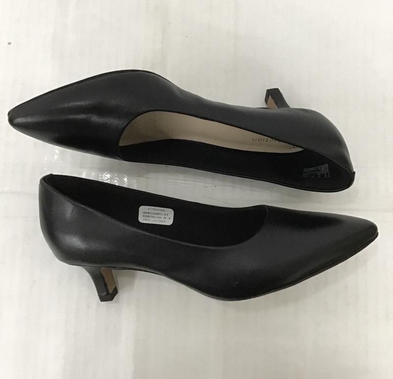 クラークス Clarks パンプス パンプス Shondrah Jade ポインテッドトゥパンプス ブラックレザー UK4D 箱有 US:6.5 無地 黒 / ブラック / レディース USED 古着 中古 10089820