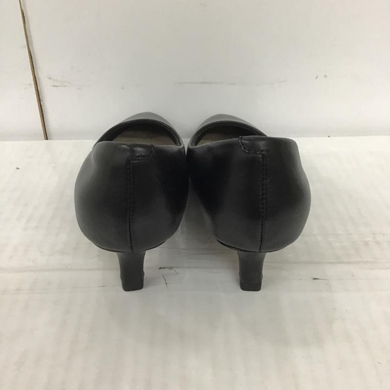 クラークス Clarks パンプス パンプス Shondrah Jade ポインテッドトゥパンプス ブラックレザー UK4D 箱有 US:6.5 無地 黒 / ブラック / レディース USED 古着 中古 10089820