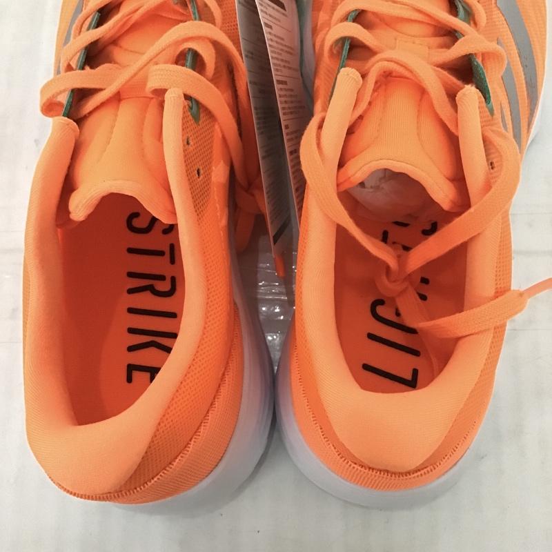 アディダス adidas スニーカー スニーカー H69057 ADIZERO RC 3 WIDE 25cm 箱有 25.0cm ロゴ、文字 橙 / オレンジ / X 白 / ホワイト / メンズ USED 古着 中古 10089824