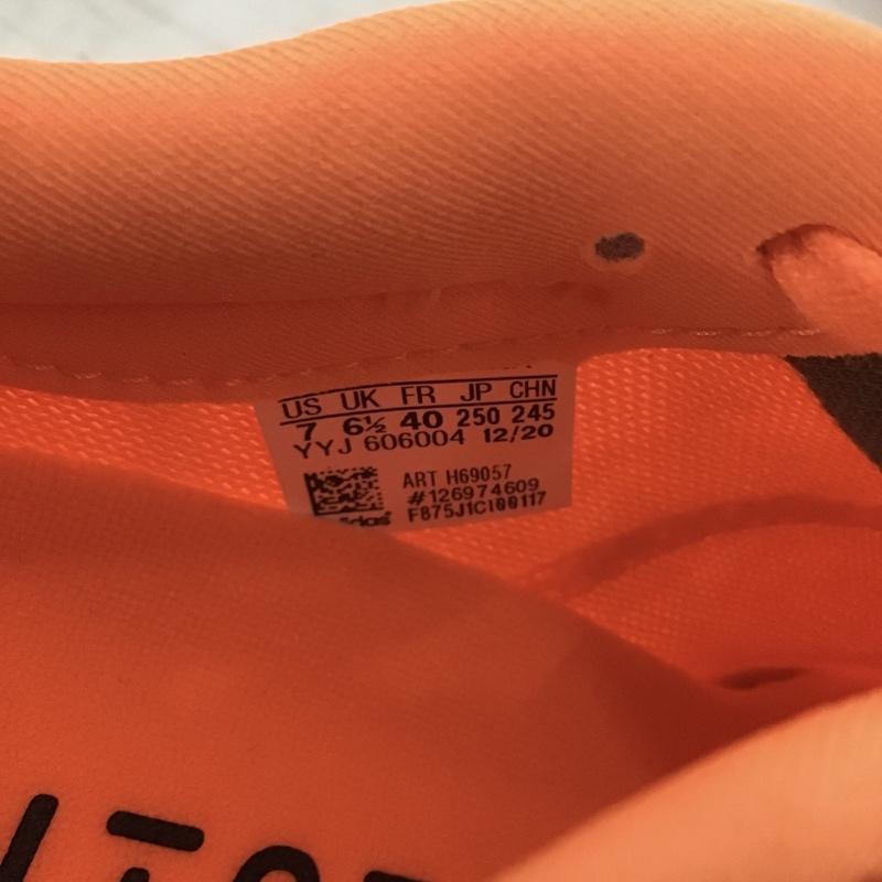 アディダス adidas スニーカー スニーカー H69057 ADIZERO RC 3 WIDE 25cm 箱有 25.0cm ロゴ、文字 橙 / オレンジ / X 白 / ホワイト / メンズ USED 古着 中古 10089824