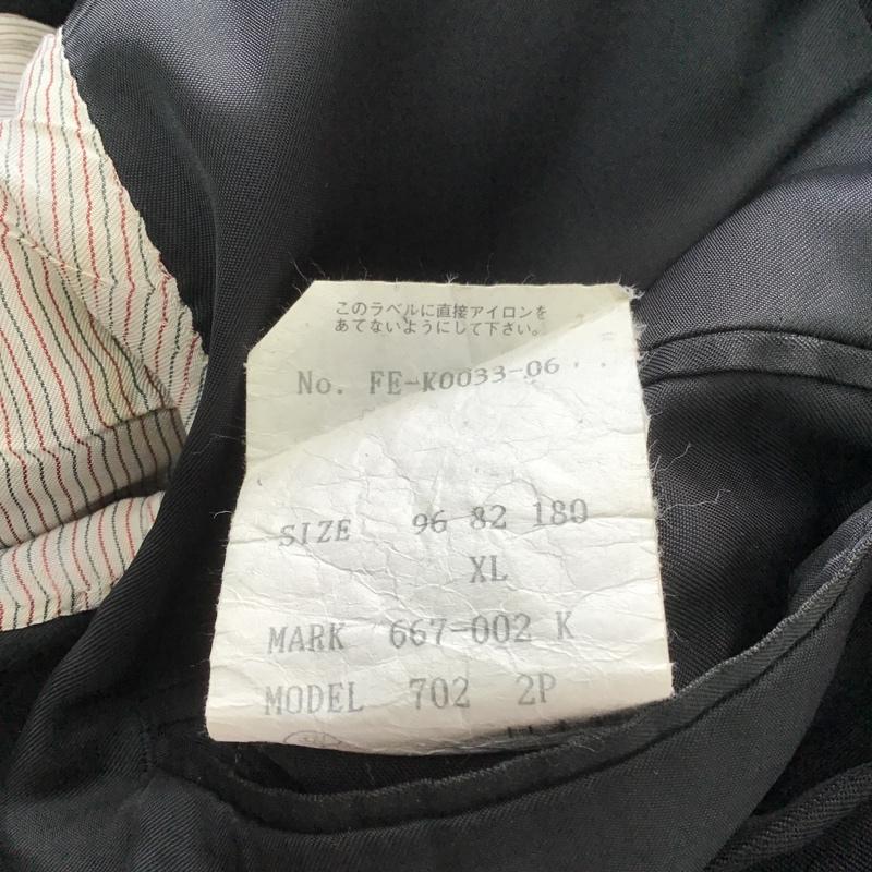 ポールスミス Paul Smith スーツ パンツスーツ FE-K0033-06 ウール ジャケット XL 無地 黒 / ブラック / メンズ USED 古着 中古 10089842