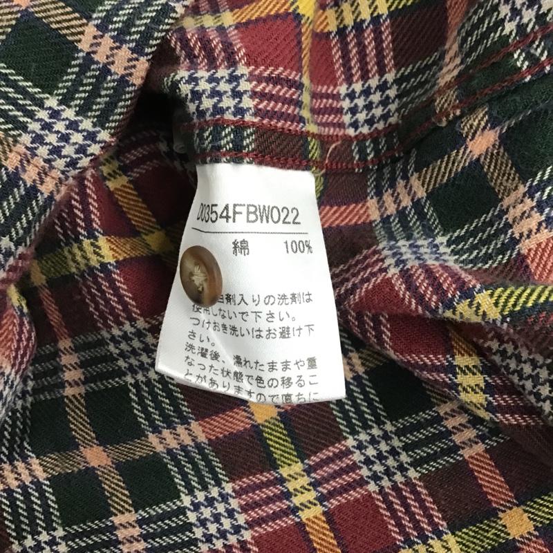 マドモアゼルノンノン MADEMOISELLENONNON シャツ、ブラウス 長袖 40 チェック マルチカラー / マルチカラー / レディース USED 古着 中古 10089865