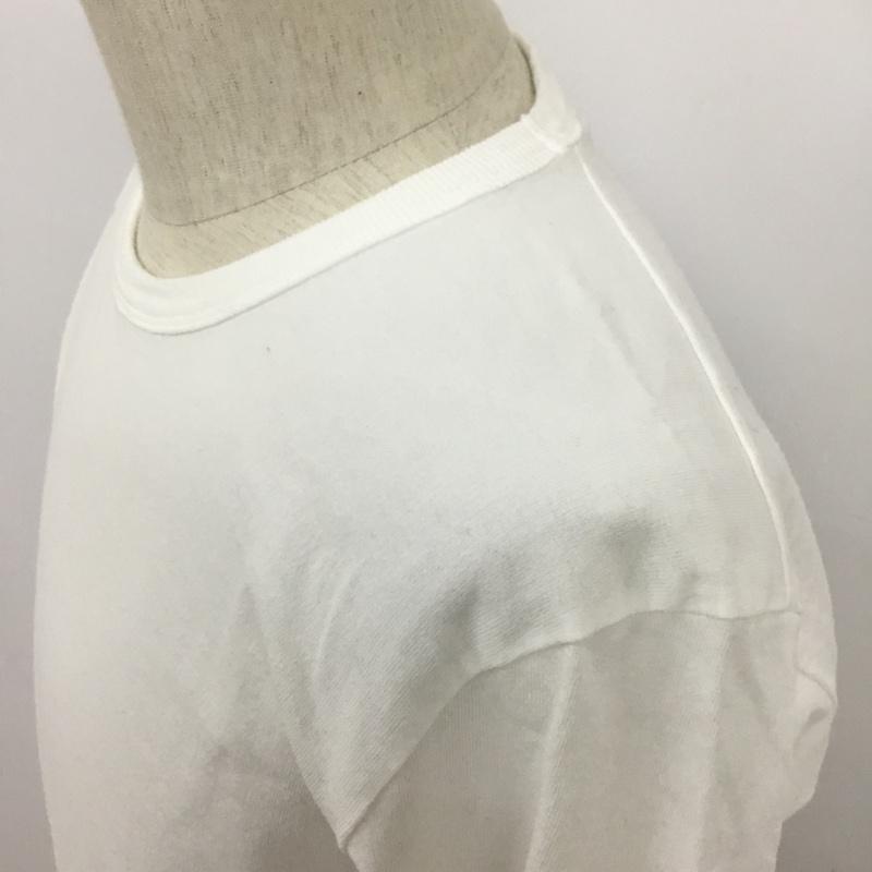 デンハム DENHAM Tシャツ 長袖 ロゴT ロゴ、文字 白 / ホワイト /  メンズ USED 古着 中古 10089892