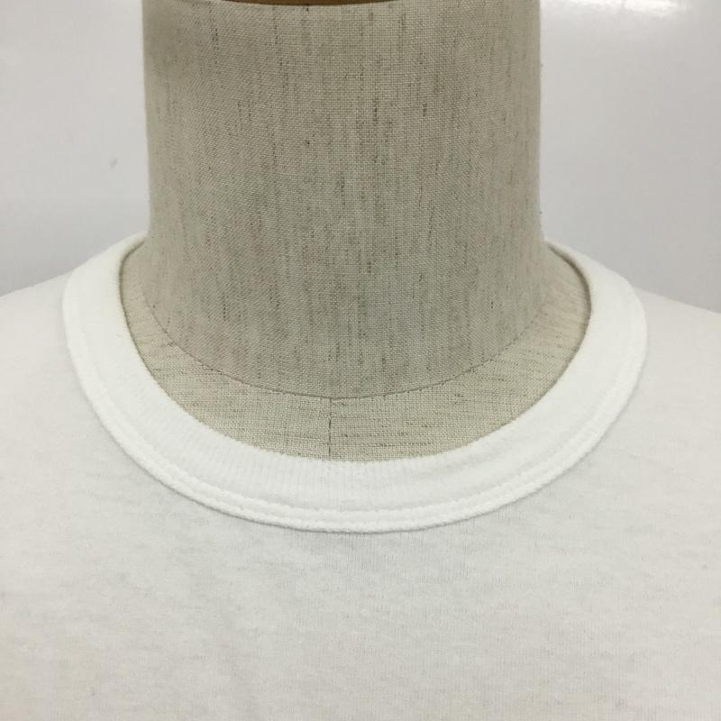 デンハム DENHAM Tシャツ 長袖 ロゴT ロゴ、文字 白 / ホワイト /  メンズ USED 古着 中古 10089892