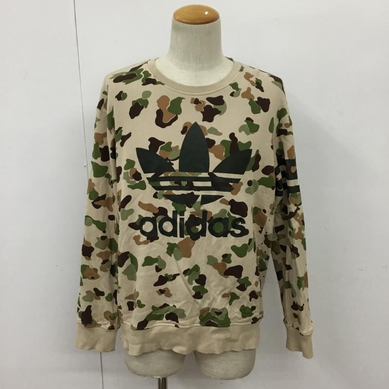 アディダス adidas トレーナー 長袖 M33829 カモフラージュ柄・迷彩 マルチカラー / マルチカラー / メンズ USED 古着 中古 10089900