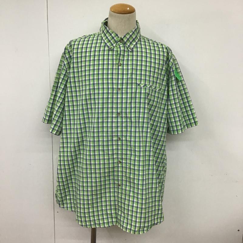 チャップス CHAPS シャツ、ブラウス 半袖 ボタンダウンシャツ XL チェック マルチカラー / マルチカラー / メンズ USED 古着 中古 10089920