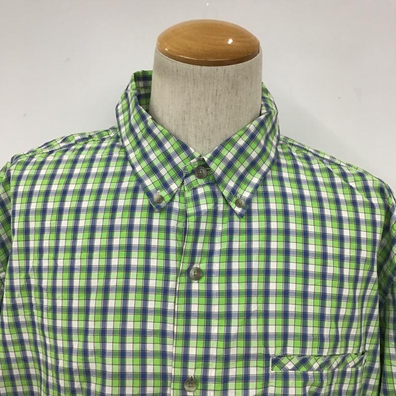 チャップス CHAPS シャツ、ブラウス 半袖 ボタンダウンシャツ XL チェック マルチカラー / マルチカラー / メンズ USED 古着 中古 10089920