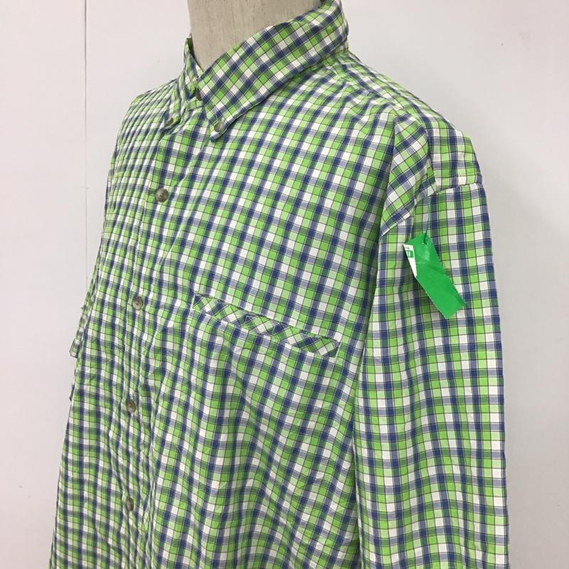 チャップス CHAPS シャツ、ブラウス 半袖 ボタンダウンシャツ XL チェック マルチカラー / マルチカラー / メンズ USED 古着 中古 10089920