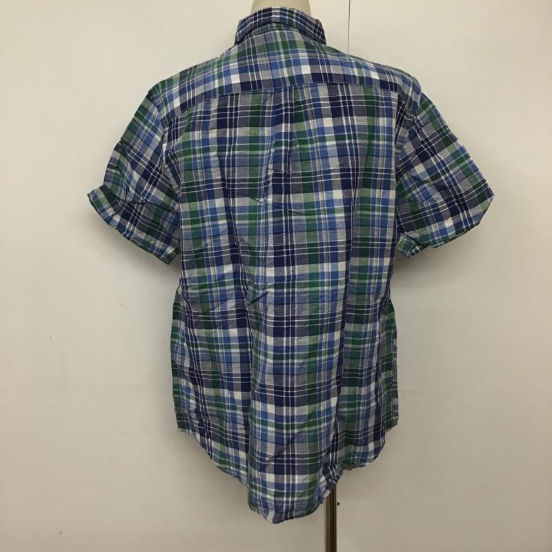 チャップス CHAPS シャツ、ブラウス 半袖 ボタンダウンシャツ L チェック マルチカラー / マルチカラー / メンズ USED 古着 中古 10089930
