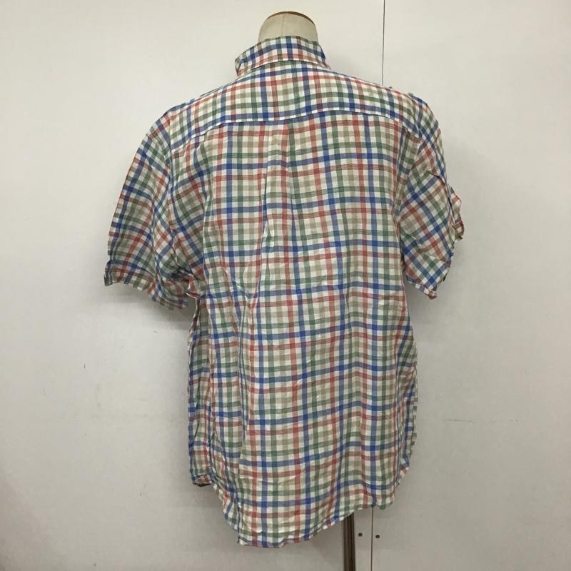 チャップス CHAPS シャツ、ブラウス 半袖 ボタンダウンシャツ XL チェック マルチカラー / マルチカラー / メンズ USED 古着 中古 10089931