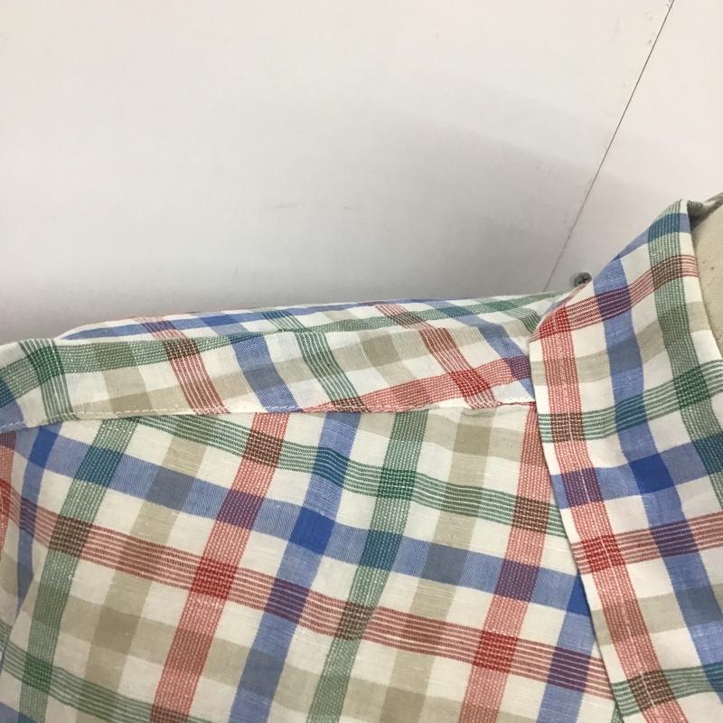 チャップス CHAPS シャツ、ブラウス 半袖 ボタンダウンシャツ XL チェック マルチカラー / マルチカラー / メンズ USED 古着 中古 10089931