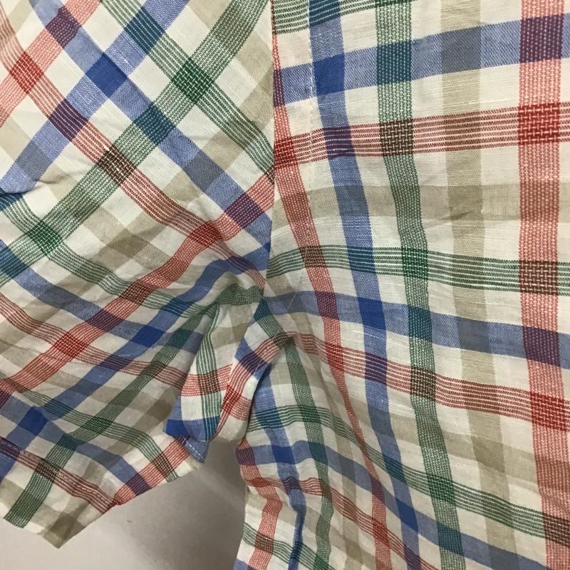 チャップス CHAPS シャツ、ブラウス 半袖 ボタンダウンシャツ XL チェック マルチカラー / マルチカラー / メンズ USED 古着 中古 10089931