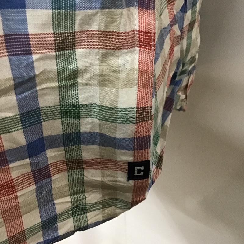 チャップス CHAPS シャツ、ブラウス 半袖 ボタンダウンシャツ XL チェック マルチカラー / マルチカラー / メンズ USED 古着 中古 10089931