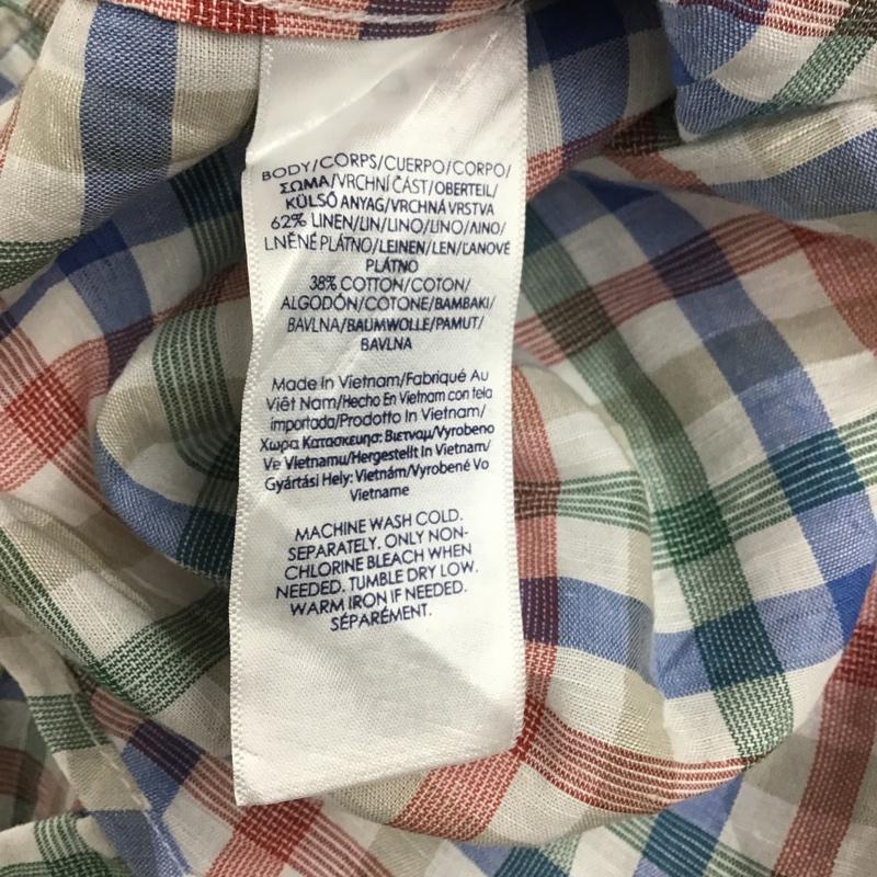 チャップス CHAPS シャツ、ブラウス 半袖 ボタンダウンシャツ XL チェック マルチカラー / マルチカラー / メンズ USED 古着 中古 10089931