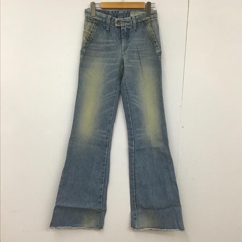 ディーゼル DIESEL パンツ デニム、ジーンズ FLAIRLEGG 0888Z ワイドパンツ W23L32 無地 水色 / ライトブルー / レディース USED 古着 中古 10090030