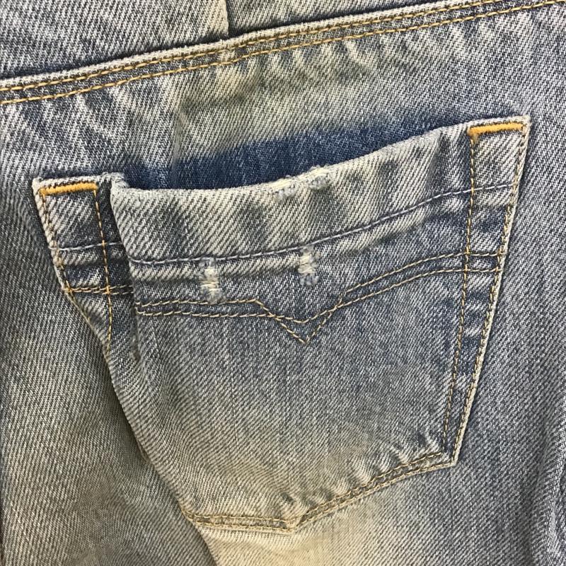 ディーゼル DIESEL パンツ デニム、ジーンズ FLAIRLEGG 0888Z ワイドパンツ W23L32 無地 水色 / ライトブルー / レディース USED 古着 中古 10090030