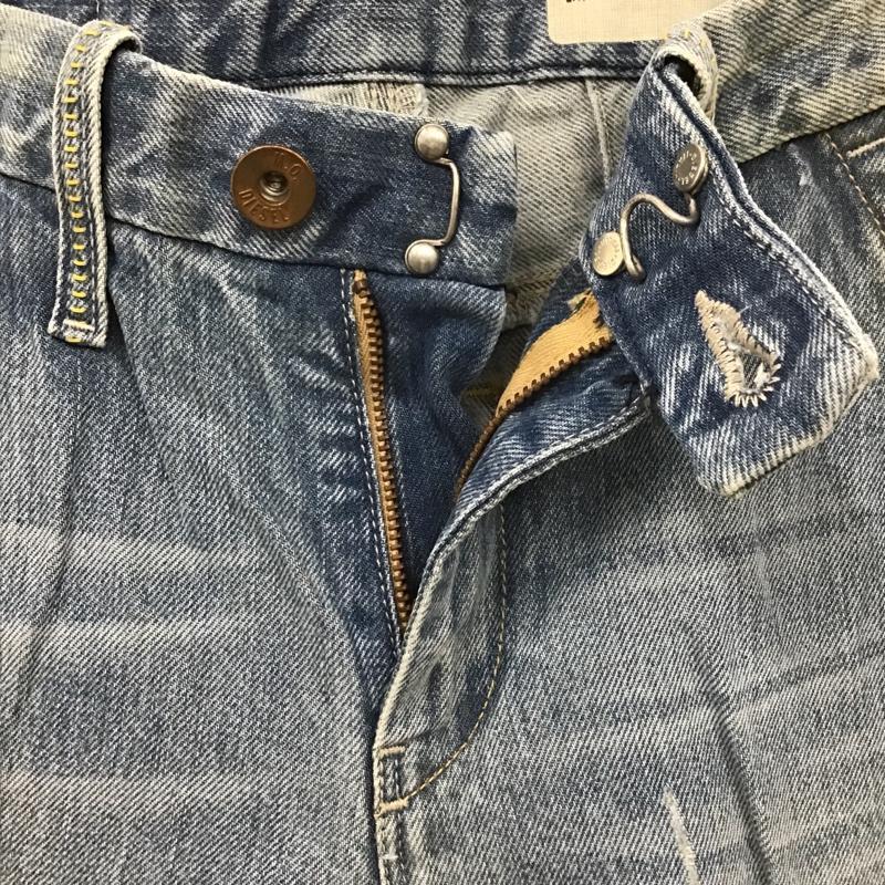 ディーゼル DIESEL パンツ デニム、ジーンズ FLAIRLEGG 0888Z ワイドパンツ W23L32 無地 水色 / ライトブルー / レディース USED 古着 中古 10090030