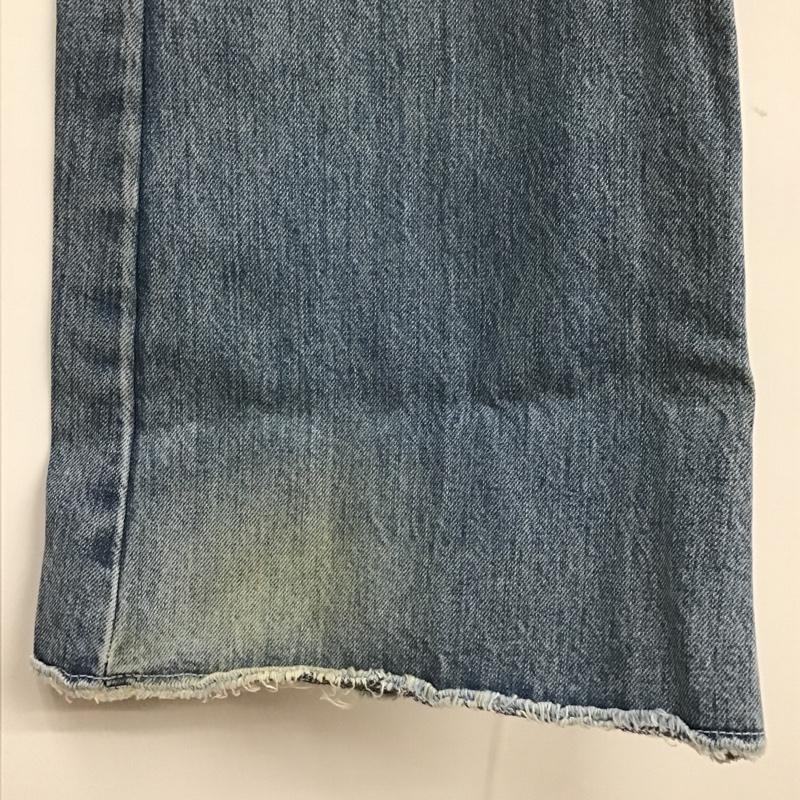 ディーゼル DIESEL パンツ デニム、ジーンズ FLAIRLEGG 0888Z ワイドパンツ W23L32 無地 水色 / ライトブルー / レディース USED 古着 中古 10090030