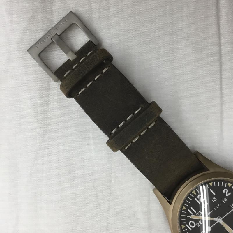 ハミルトン HAMILTON 腕時計 アナログ(自動巻き) カーキ フィールド MECHANICAL BRONZE メカニカル ブロンズ H69459530 メンズ USED 古着 中古 10090080