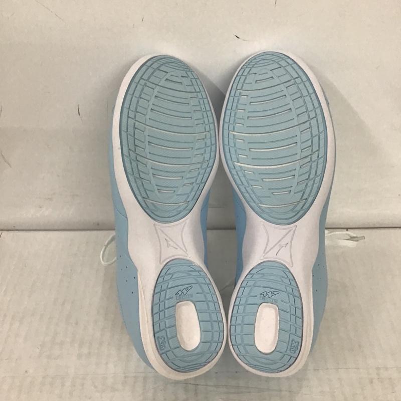 ミズノ MIZUNO スニーカー スニーカー B1GF194027 WAVE LIMB 4 23cm 箱有 23.0cm ワンポイント 水色 / ライトブルー / レディース USED 古着 中古 10090081