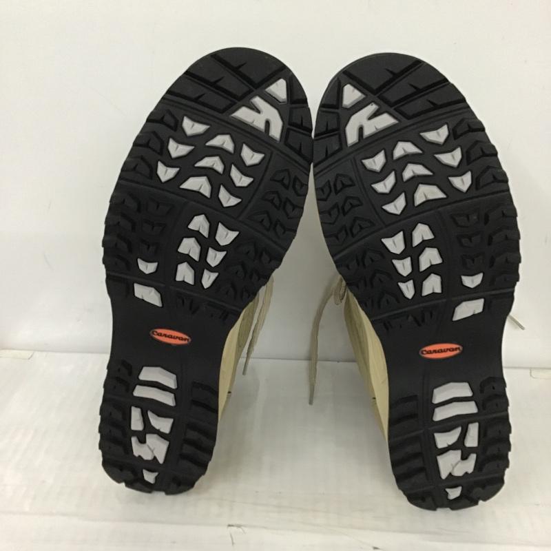 キャラバン Caravan アウトドアシューズ アウトドアシューズ 0010116 C1 LIGHT MID トレッキングシューズ 29cm 箱有 29.0cm ロゴ、文字 ベージュ / ベージュ / メンズ USED 古着 中古 10090082