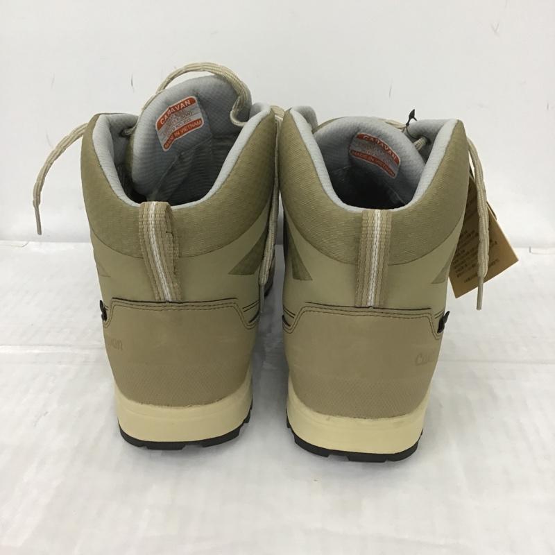 キャラバン Caravan アウトドアシューズ アウトドアシューズ 0010116 C1 LIGHT MID トレッキングシューズ 29cm 箱有 29.0cm ロゴ、文字 ベージュ / ベージュ / メンズ USED 古着 中古 10090082