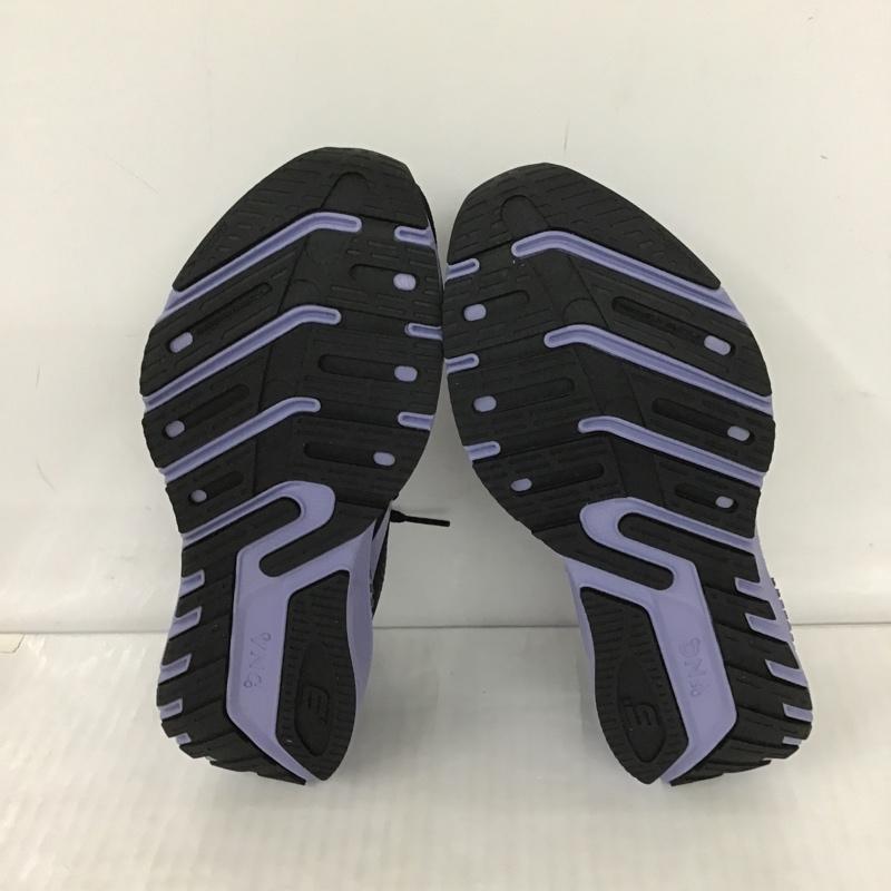 ブルックス BROOKS スニーカー スニーカー 120374 1B 060 Launch GTS 9 24.5cm 箱有 24.5cm ロゴ、文字 黒 / ブラック / X 紫 / パープル / レディース USED 古着 中古 10090084