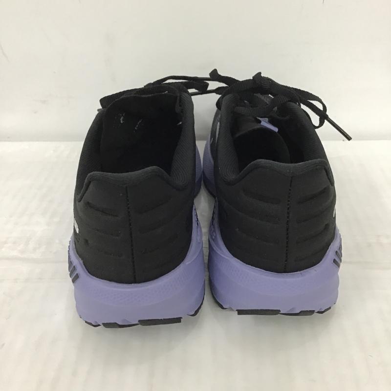 ブルックス BROOKS スニーカー スニーカー 120374 1B 060 Launch GTS 9 24.5cm 箱有 24.5cm ロゴ、文字 黒 / ブラック / X 紫 / パープル / レディース USED 古着 中古 10090084