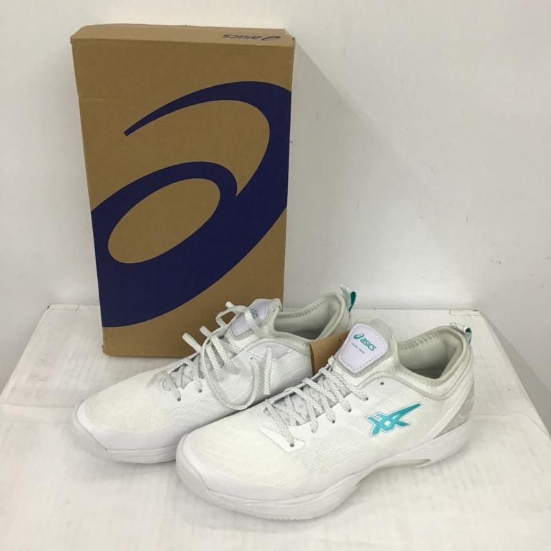 アシックス ASICS スニーカー スニーカー 1061A038-105 GLIDE NOVA FF 2 26cm 箱有 26.0cm ロゴ、文字 白 / ホワイト / X 緑 / グリーン / メンズ USED 古着 中古 10090089