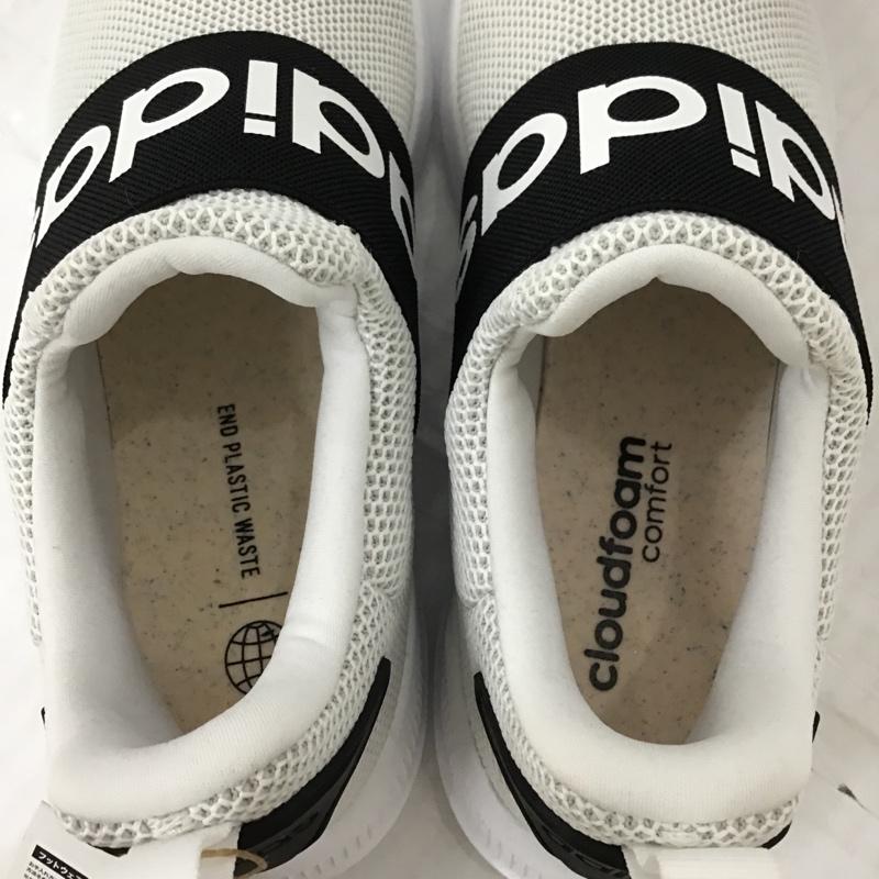 アディダス adidas スニーカー スニーカー H04828 LITE RACER ADAPT 4.0M 25cm 箱有 25.0cm ロゴ、文字 白 / ホワイト / X 黒 / ブラック / メンズ USED 古着 中古 10090091