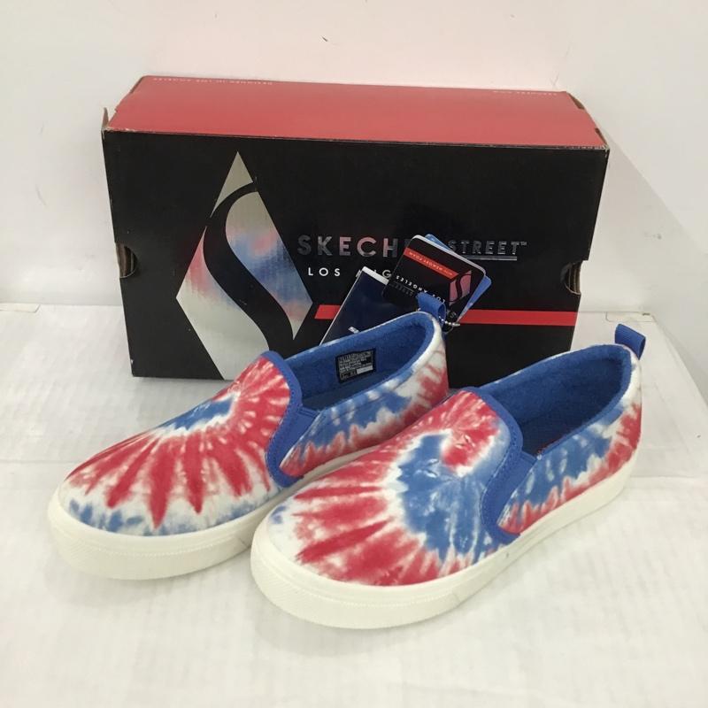 スケッチャーズ SKECHERS スリッポン スリッポン 155082 POPPY HIPPY HYPE 24.5cm 箱有 24.5cm 白 / ホワイト / X 青 / ブルー / X 赤 / レッド / レディース USED 古着 中古 10090094