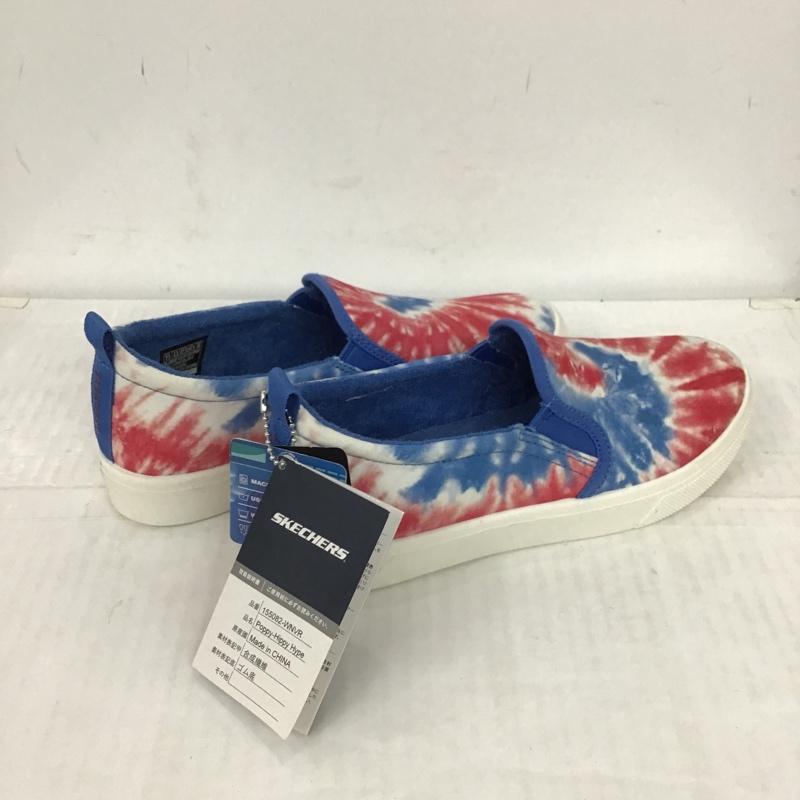 スケッチャーズ SKECHERS スリッポン スリッポン 155082 POPPY HIPPY HYPE 24.5cm 箱有 24.5cm 白 / ホワイト / X 青 / ブルー / X 赤 / レッド / レディース USED 古着 中古 10090094