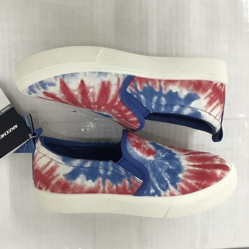 スケッチャーズ SKECHERS スリッポン スリッポン 155082 POPPY HIPPY HYPE 24.5cm 箱有 24.5cm 白 / ホワイト / X 青 / ブルー / X 赤 / レッド / レディース USED 古着 中古 10090094