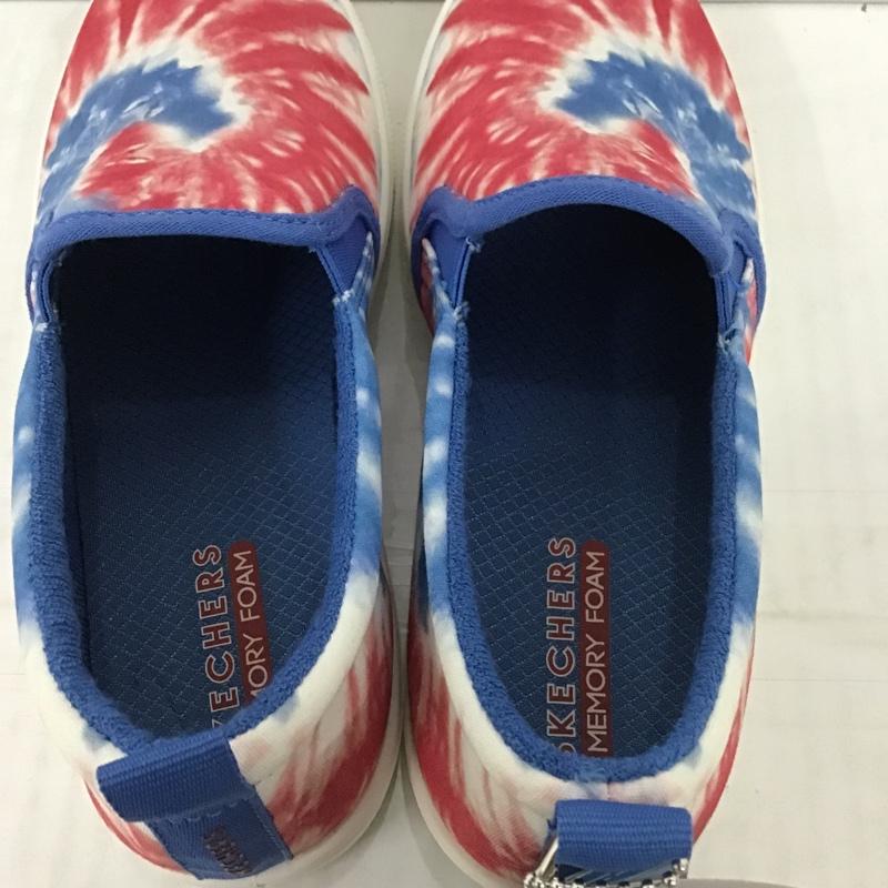 スケッチャーズ SKECHERS スリッポン スリッポン 155082 POPPY HIPPY HYPE 24.5cm 箱有 24.5cm 白 / ホワイト / X 青 / ブルー / X 赤 / レッド / レディース USED 古着 中古 10090094