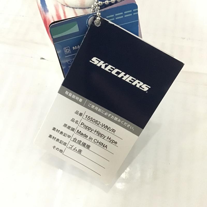 スケッチャーズ SKECHERS スリッポン スリッポン 155082 POPPY HIPPY HYPE 24.5cm 箱有 24.5cm 白 / ホワイト / X 青 / ブルー / X 赤 / レッド / レディース USED 古着 中古 10090094