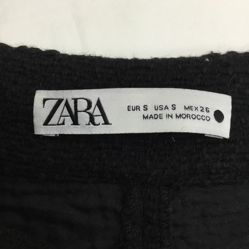 ザラ ZARA パンツ ショートパンツ 8006 795 800 S 無地 黒 / ブラック / レディース USED 古着 中古 10090099
