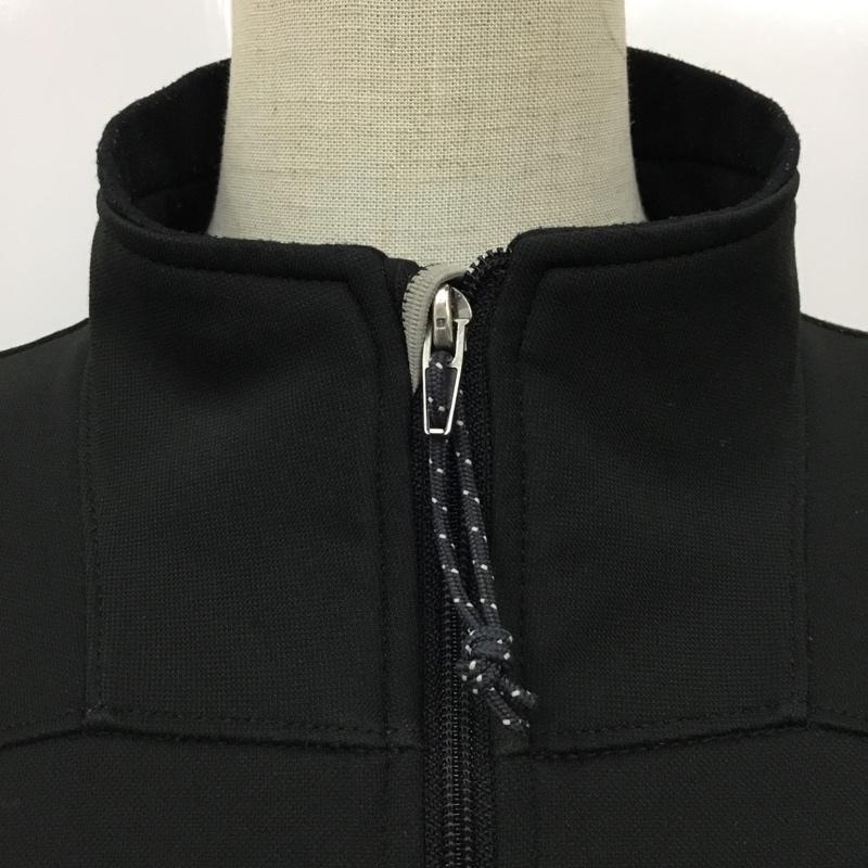 マウンテン ハード ウェアー MOUNTAIN HARDWEAR カットソー 長袖 ハーフジップ L ロゴ、文字 黒 / ブラック / レディース USED 古着 中古 10090110