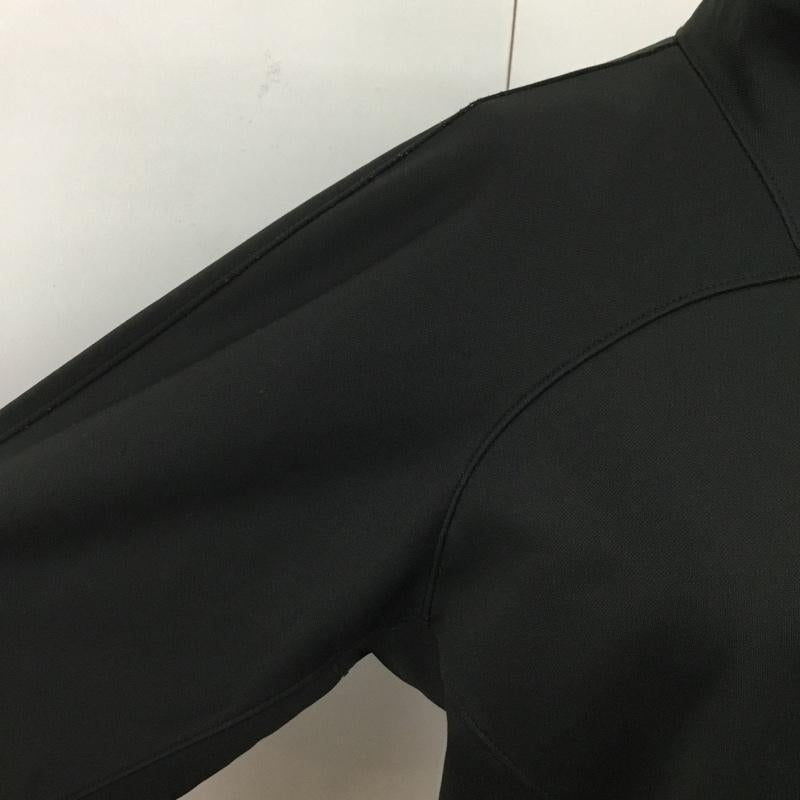 マウンテン ハード ウェアー MOUNTAIN HARDWEAR カットソー 長袖 ハーフジップ L ロゴ、文字 黒 / ブラック / レディース USED 古着 中古 10090110