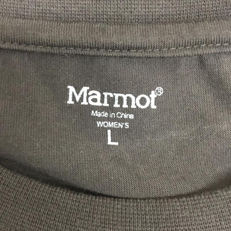 マーモット Marmot Tシャツ 長袖 MJT-7737W L プリント ダークブラウン / ダークブラウン / メンズ USED 古着 中古 10090117