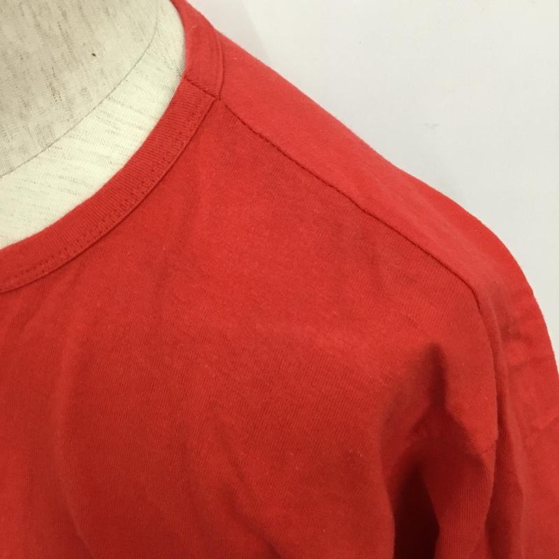 古着 USED Tシャツ 半袖 DOWNTOWN BOY バックロゴ FREE ロゴ、文字 赤 / レッド /  メンズ USED 古着 中古 10090129